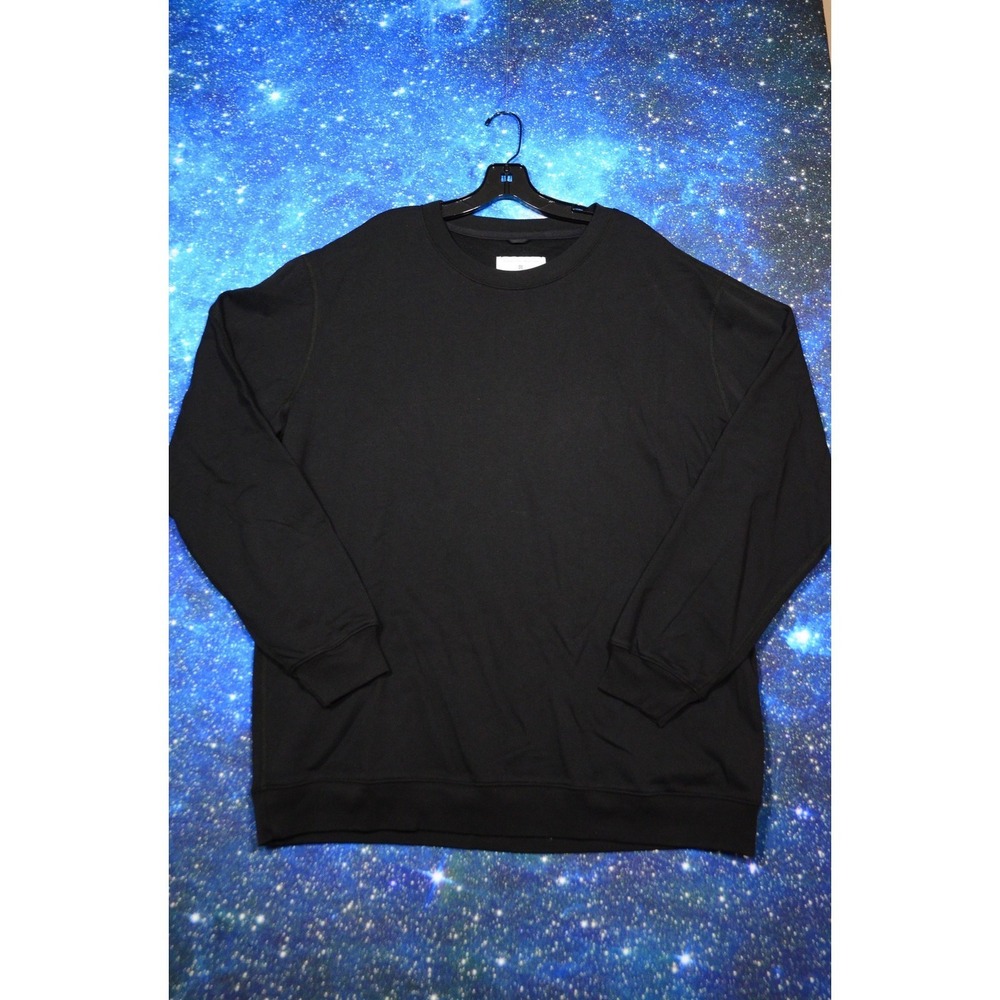 Reigning Champ‎ Sweatshirt Mens 2XL Black Crew Neck Cotton Logo Canada